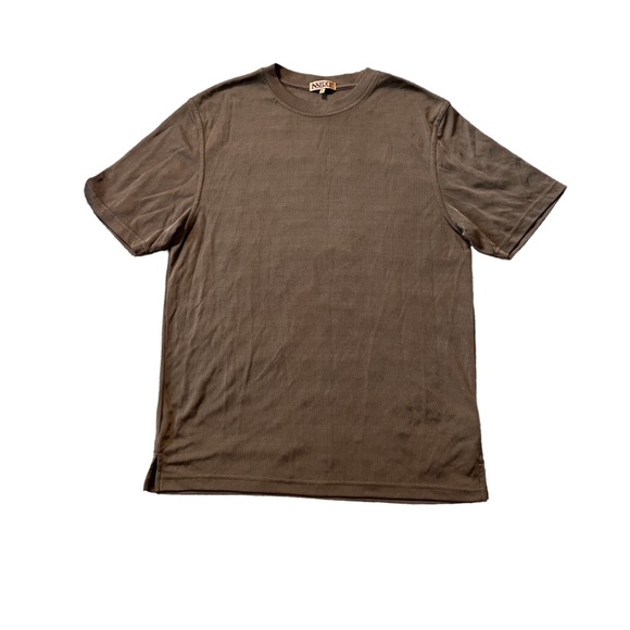 inserch Other - Inserch Men’s Brown Short Sleeve Shirt Size XL